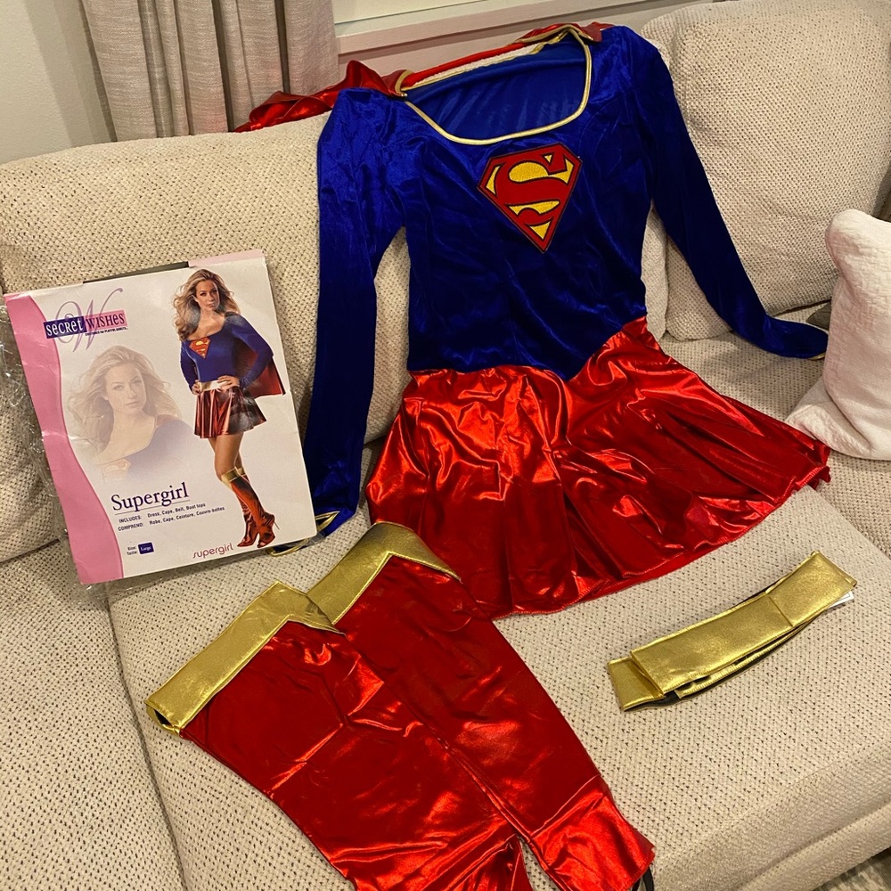Supergirl adult costume